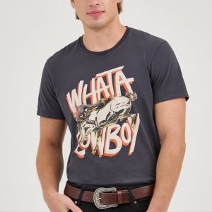Wrangler® x Whataburger® Cowboy Graphic Black T-Shirt